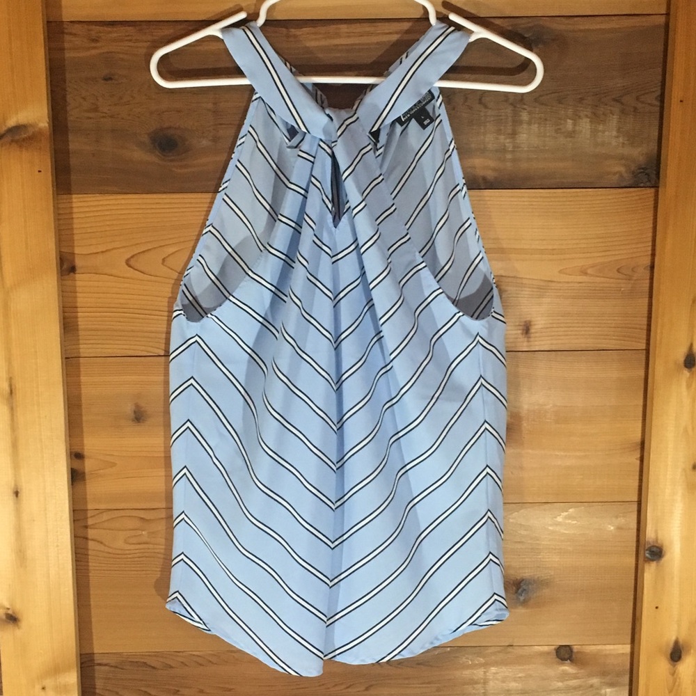 NY&Co Blue Striped Tank